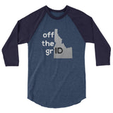 State-ments Idaho off the grID 3/4 Baseball Tee