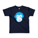 Monkety-Monk (turquoise) Short sleeve kids (2-6 years) t-shirt