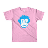 Monkety-Monk (turquoise) Short sleeve kids (2-6 years) t-shirt