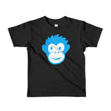 Monkety-Monk (turquoise) Short sleeve kids (2-6 years) t-shirt