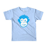 Monkety-Monk (turquoise) Short sleeve kids (2-6 years) t-shirt