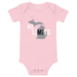 State-ments Michigan No Limits Baby Onesie