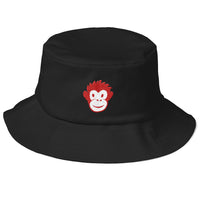 Monkety Monk (Red) Bucket Hat