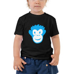 Monkety-Monk (turquoise) Toddler Short Sleeve Tee