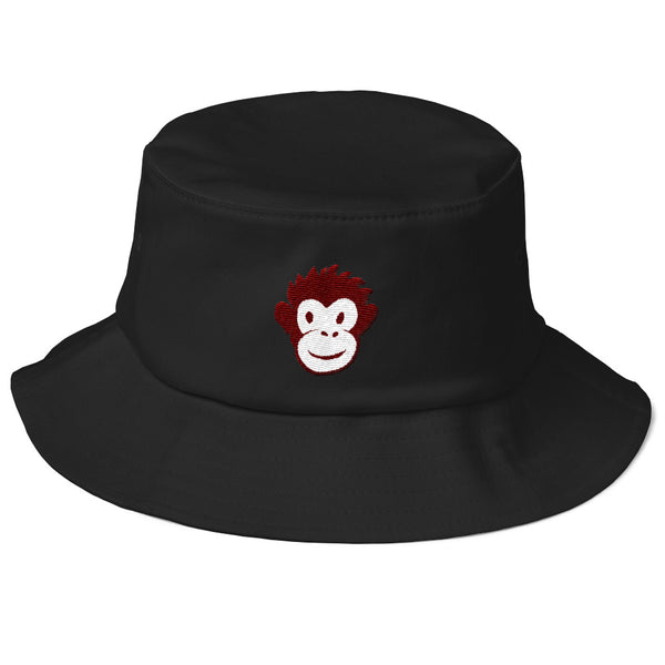 Monkety Monk (Maroon) Bucket Hat