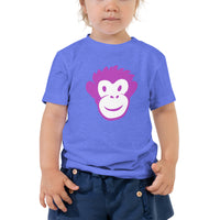 Monkety-Monk (Violet) Toddler Short Sleeve Tee