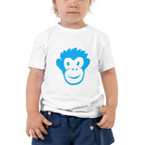 Monkety-Monk (turquoise) Toddler Short Sleeve Tee
