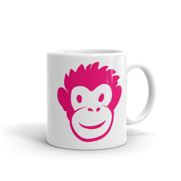 Monkety Monk (Hot Pink) Coffee Mug