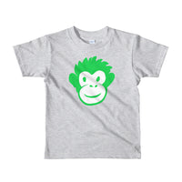 Monkety-Monk (kelly green) Short sleeve kids (2-6 yrs) t-shirt
