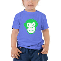 Monkety-Monk (kelly green) Toddler Short Sleeve Tee